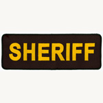 Sheriff Velcro Patch